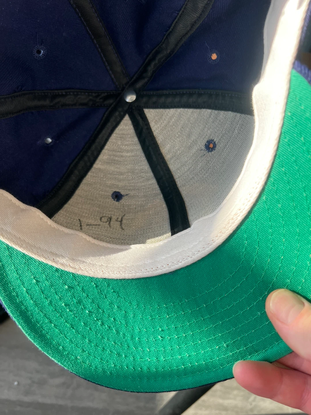 Golden State Warriors New Era 5950 Pro Model Cap Size 7 1/4 - photo 4