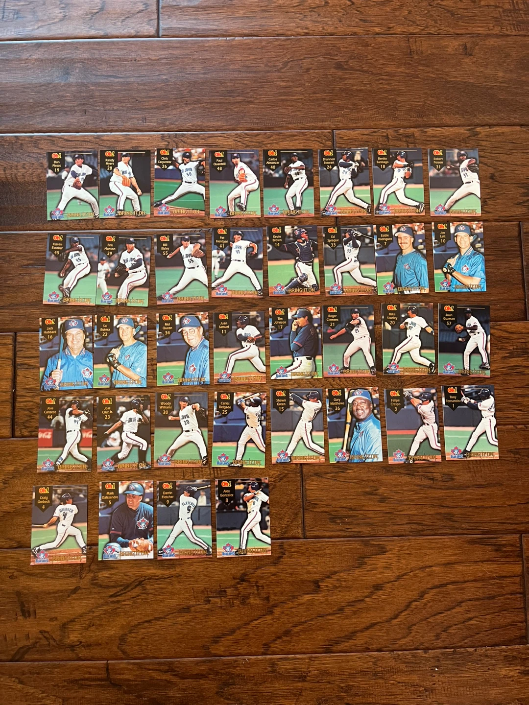Toronto Blue Jays Cards Courtesy of Oh Henry 1995 and 1998 years - photo 5