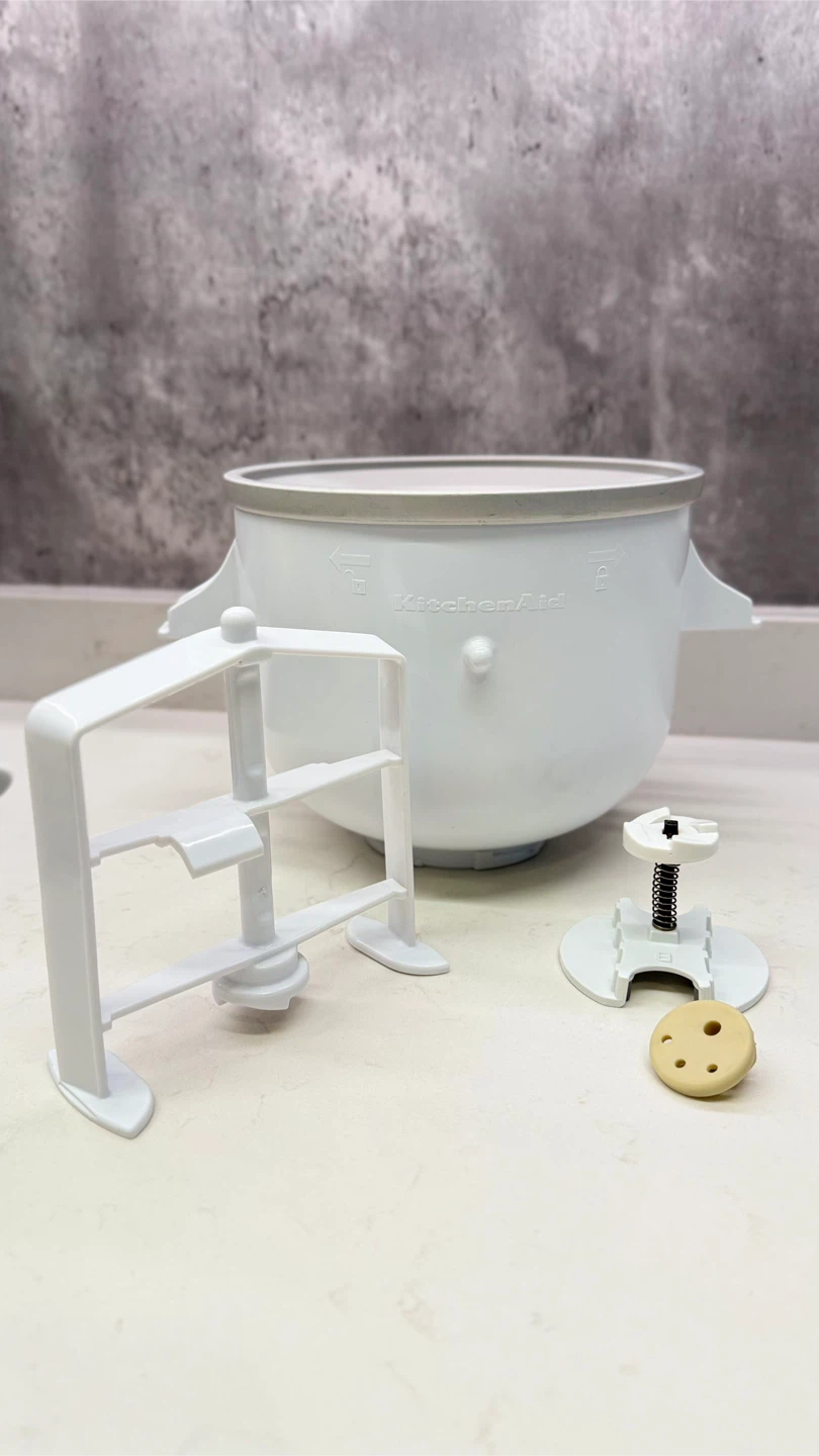 KitchenAid Ice Cream Maker Attachment Bowl and Parts 🧡 - photo 2