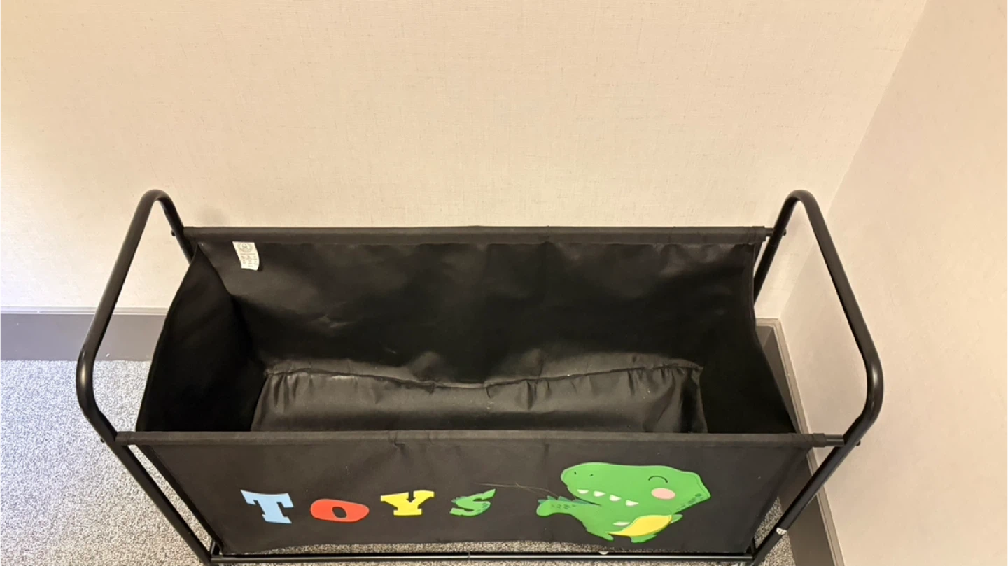 Kids Toy Storage Cart with Wheels - photo 2