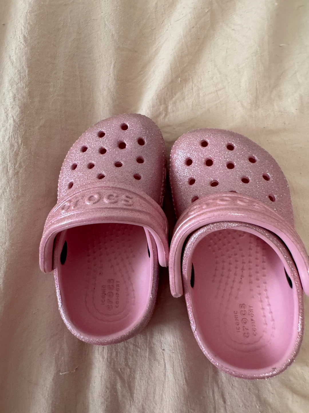 Crocs Glitter & Tie-Dye Clogs - Toddler Size 4