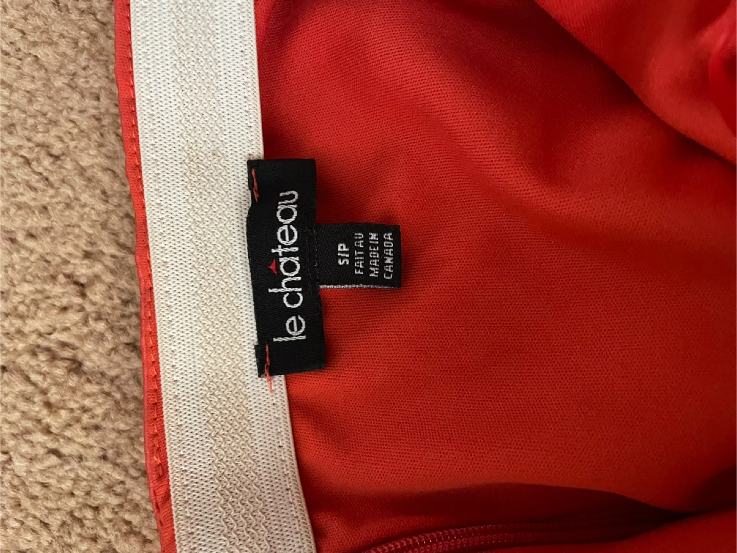 Le Chateau Coral Halter Dress - Size S - photo 2