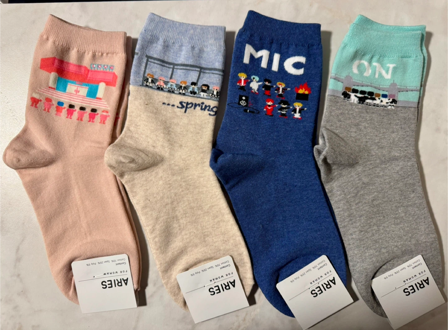 Aries For Woman Socks - 4 Pairs