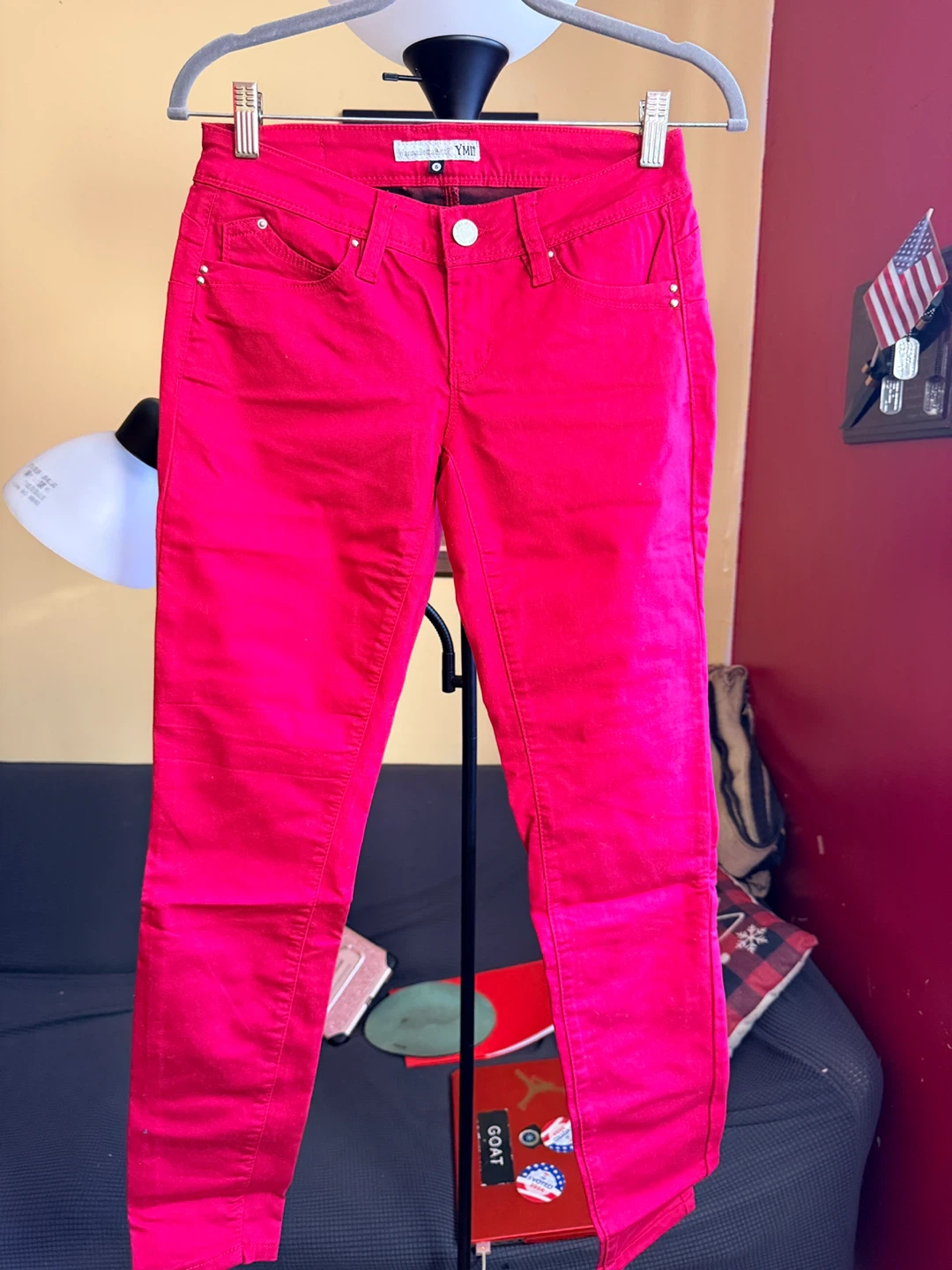 YMI Jeans Women's Size 5 Red Skinny Pants - photo 5