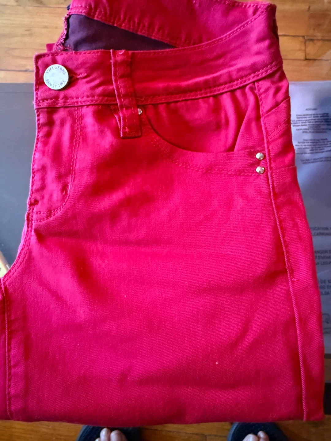 YMI Jeans Women's Size 5 Red Skinny Pants
