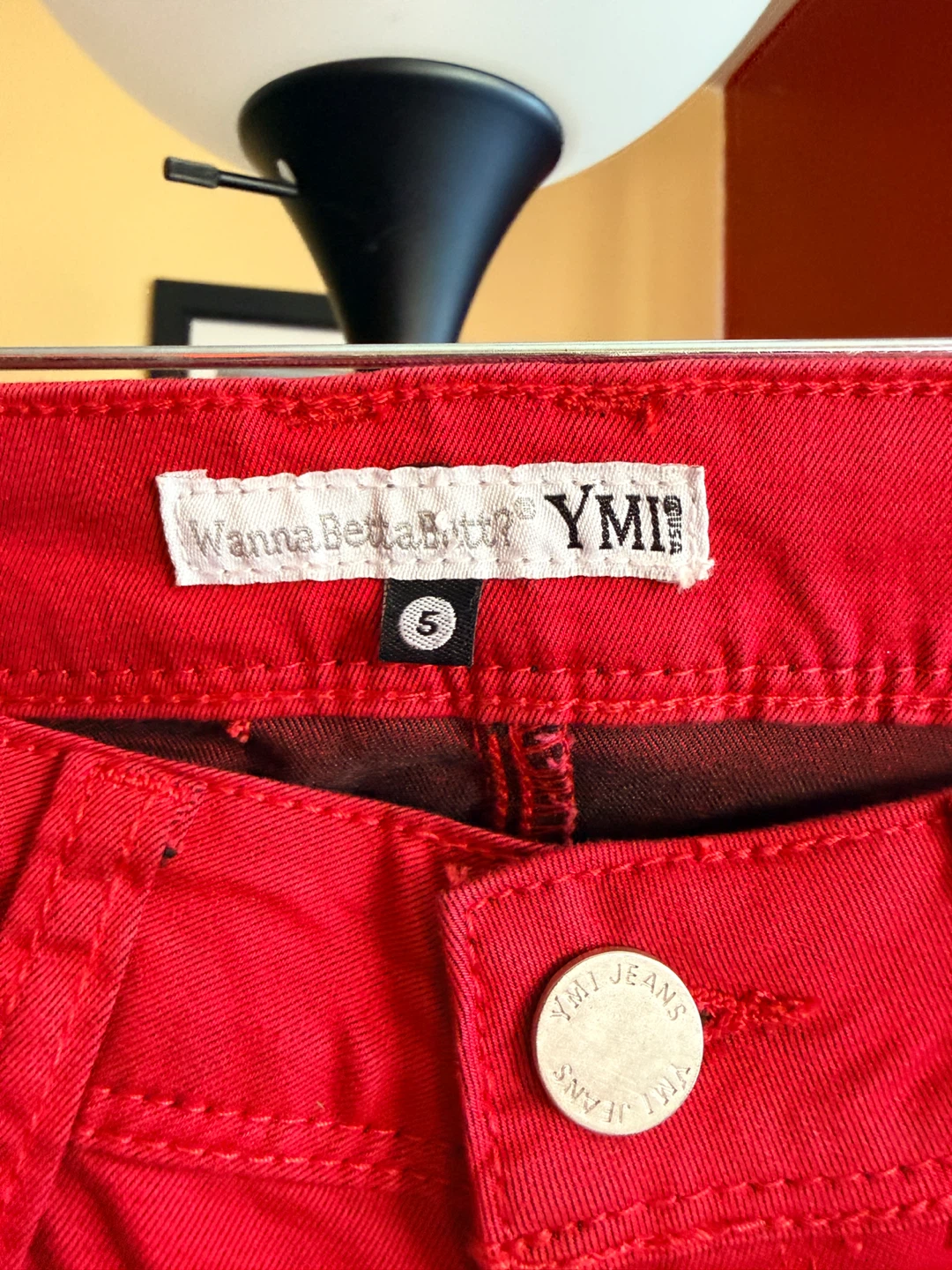 YMI Jeans Women's Size 5 Red Skinny Pants - photo 2