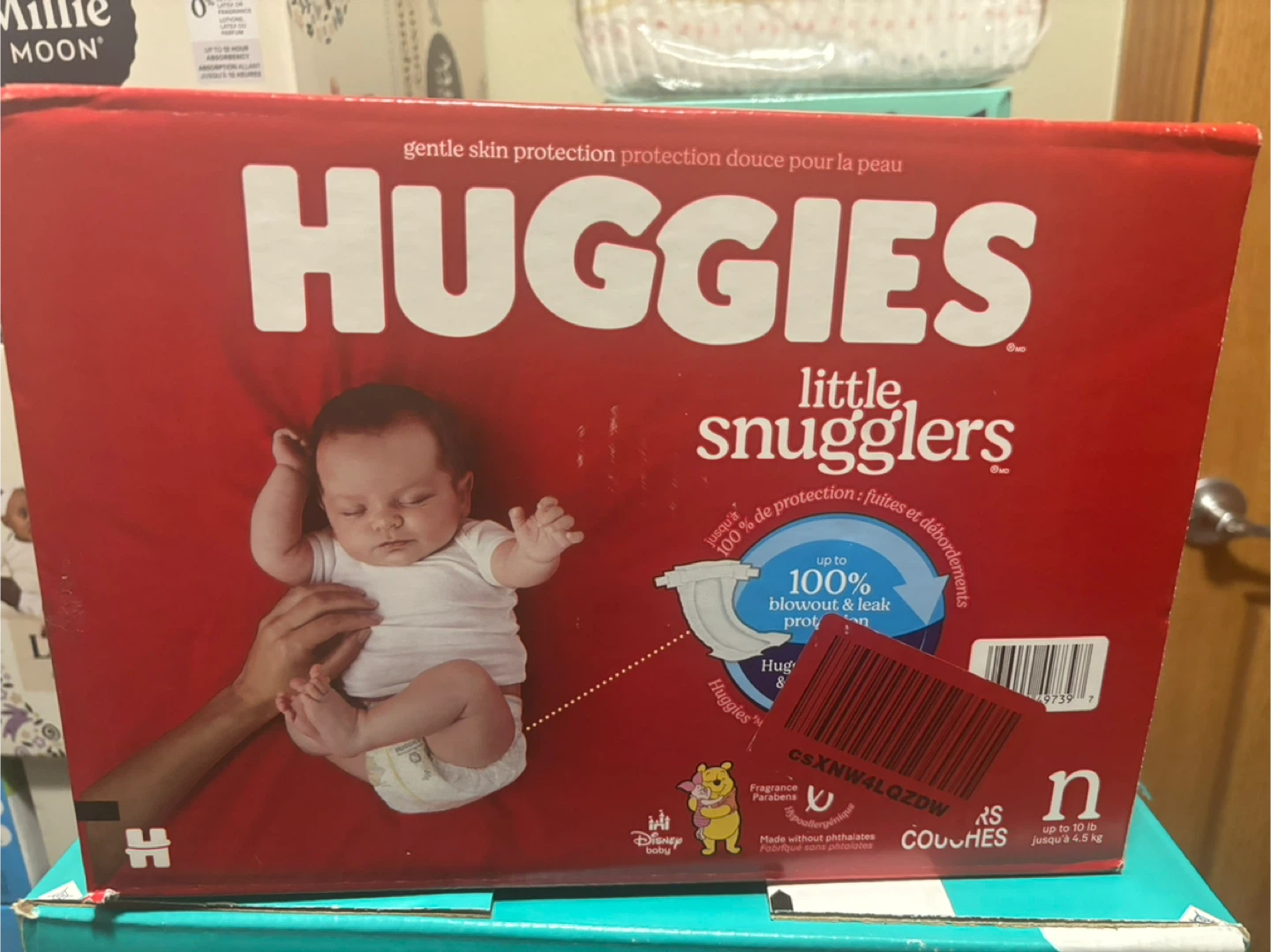 Huggies Little Snugglers Diapers - Size N