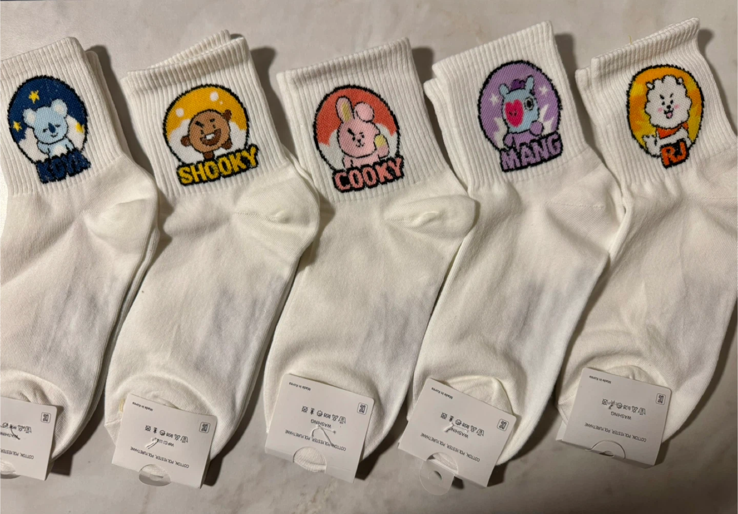 BT21 Character Socks