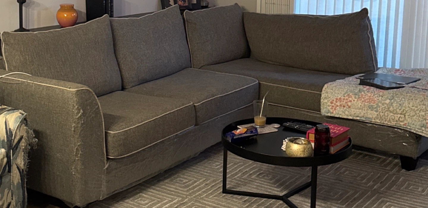 Grey Sectional Sofa - photo 2