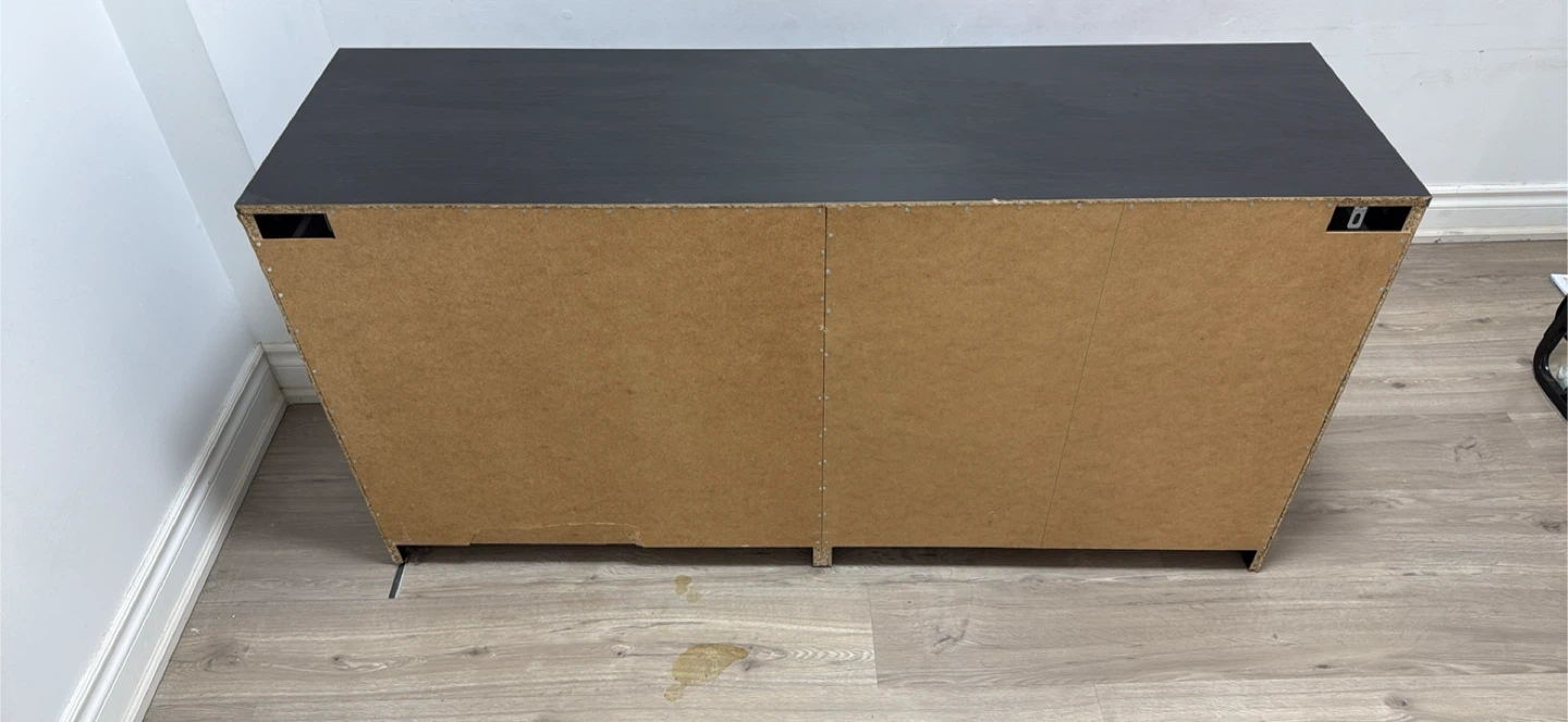 Dark Brown 6-Drawer Dresser - photo 4