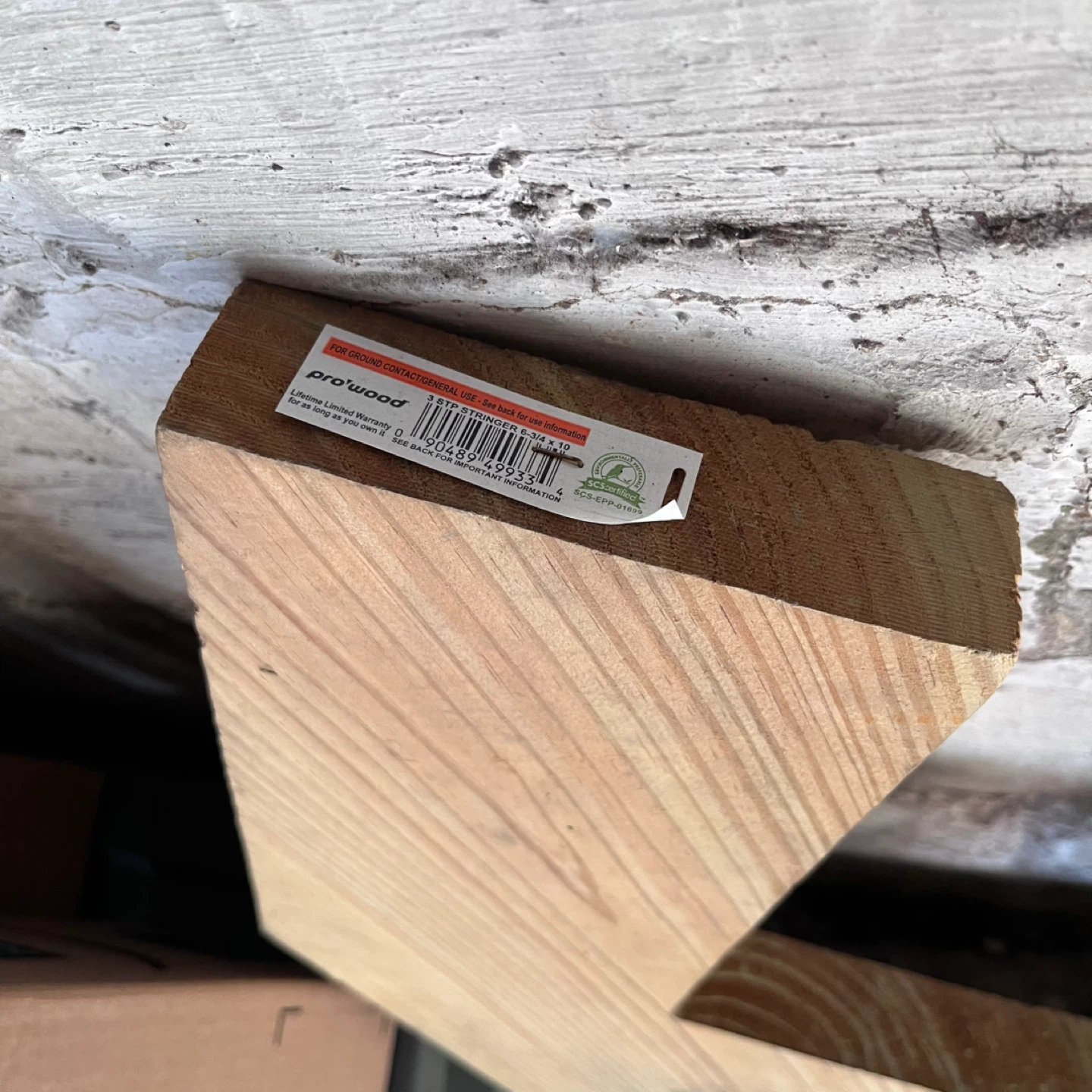 2 ProWood 3-​Step Pressure Treated Pine Stair Stringer 🧡 - photo 2