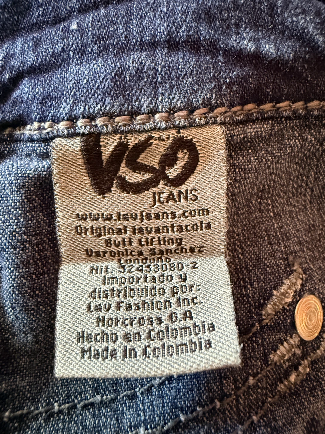 VSO Jeans Colombianos talla 10  (USA talla 5) - photo 4