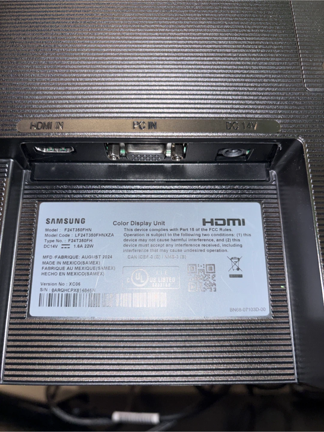 Samsung 24-inch Monitor - photo 3