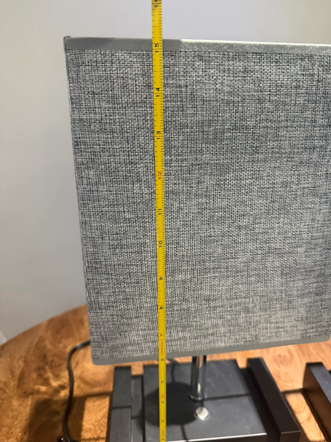 Set of 2 Grey Fabric Table Lamps - photo 2