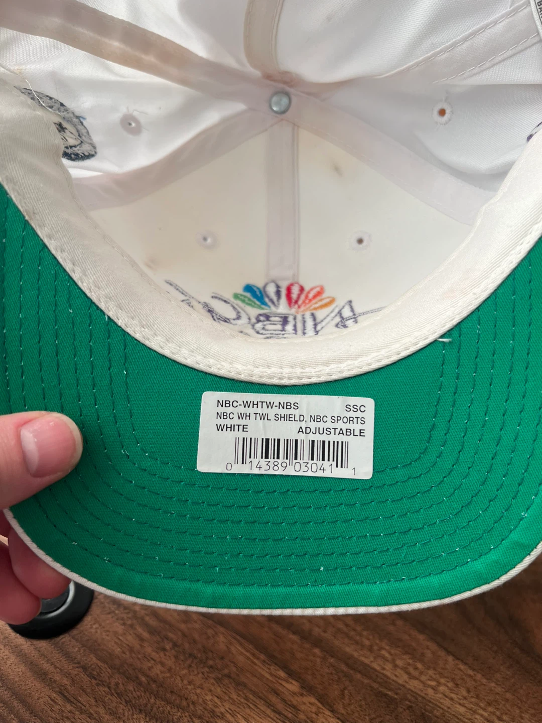 NBC Sports White Adjustable Cap - 1998 US Open - photo 3