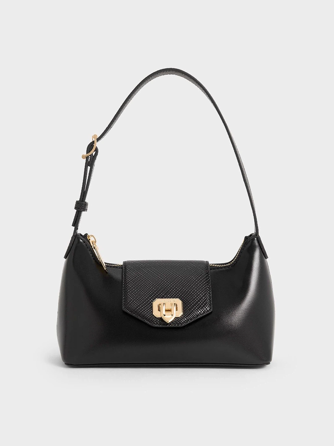 Charles & Keith Black Shoulder Bag