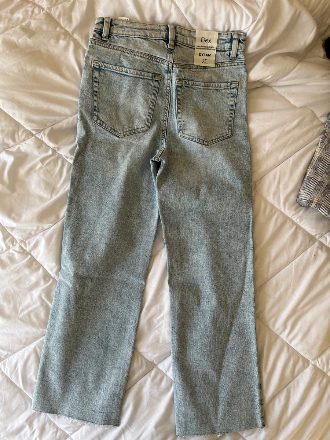 Brand New Dex Dylan High Rise Relaxed Straight Jeans - Size 25 - photo 4
