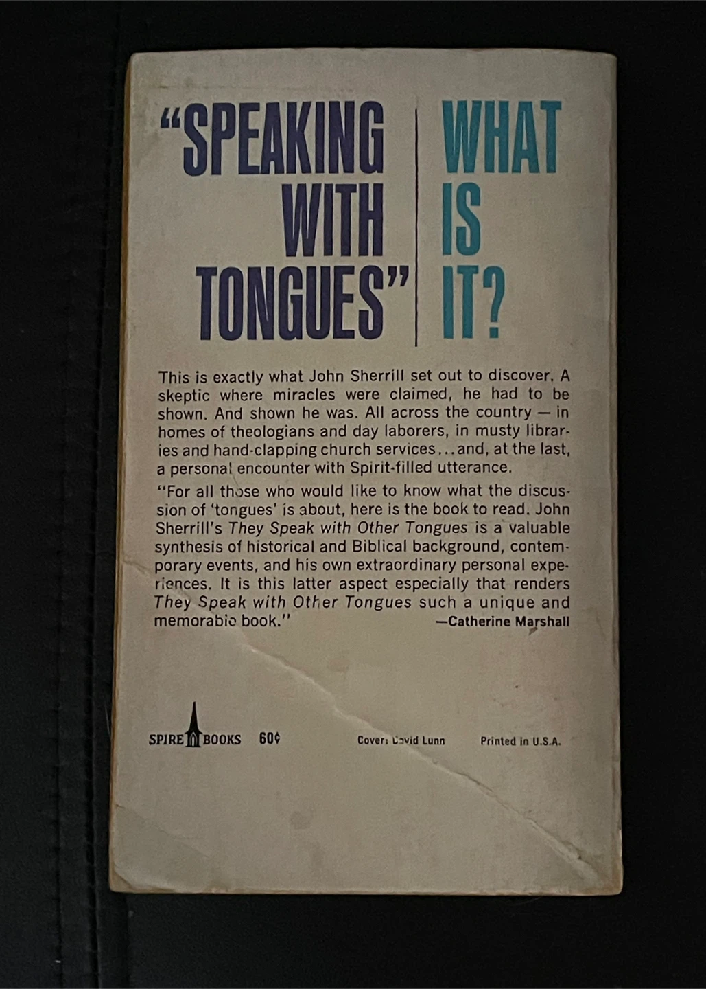 🧡They Speak with Other Tongues Book by John L. Sherrill - photo 2