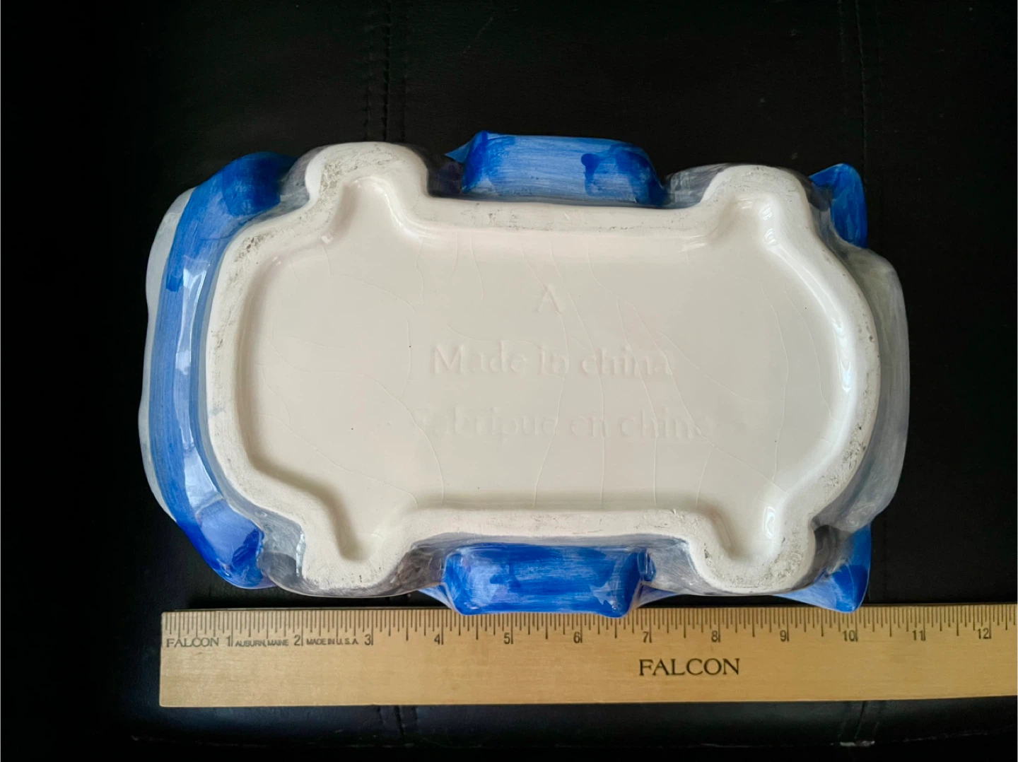 🧡Blue Ceramic Volkswagen Beetle Cookie Jar - photo 4