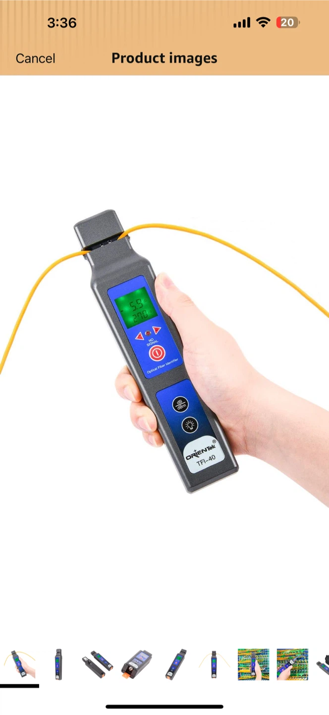 ORIENTek TFI-40 Optical Fiber Identifier VFL