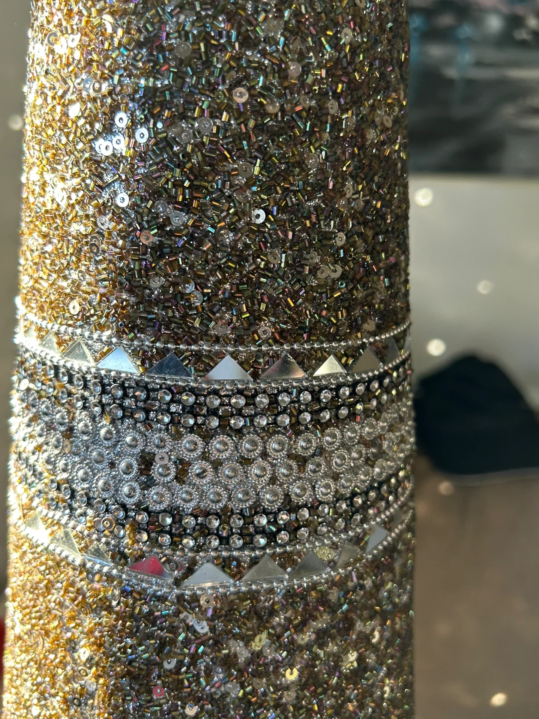 Sparkly Cone  Beaded Embellishments - photo 4