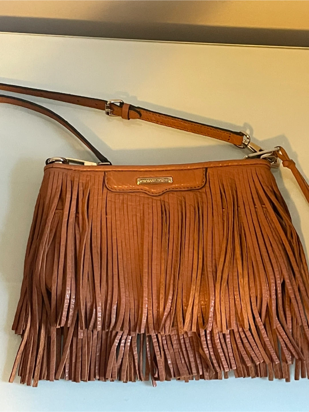Rebecca Minkoff - Leather Fringe Mini Crossbody Bag