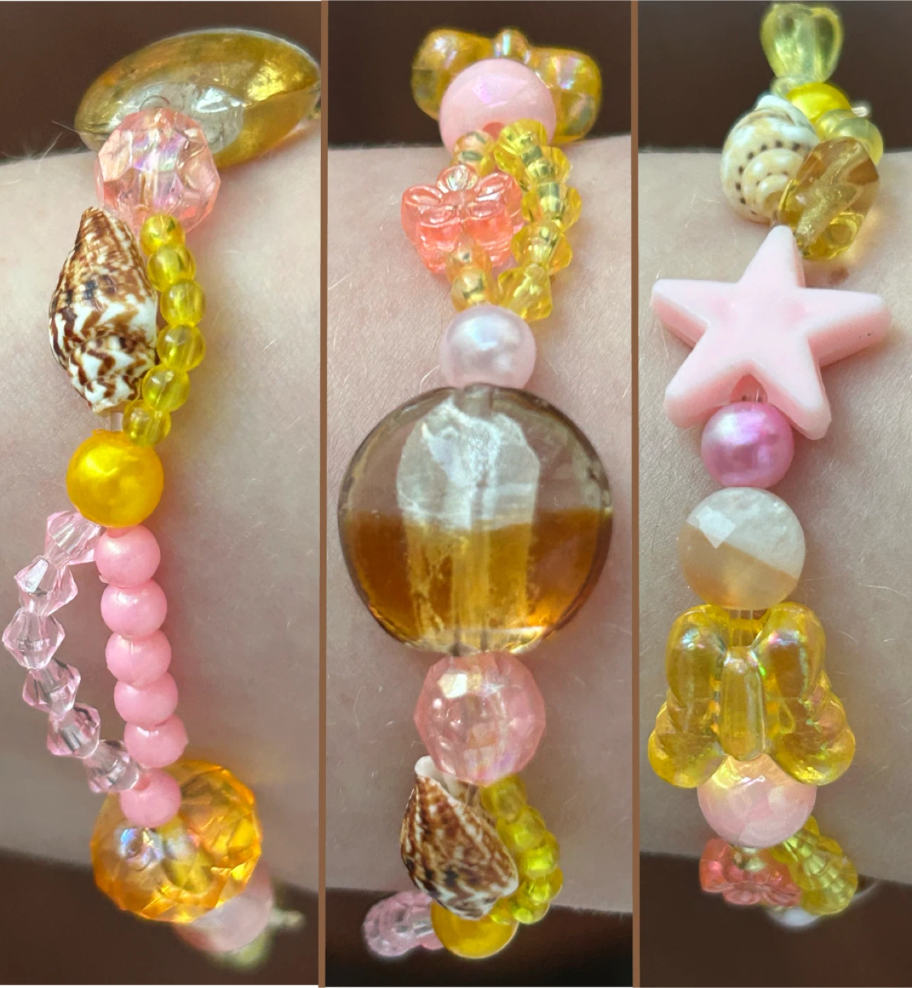 Pink & Yellow Bracelet - Customs Available! 🌟💖 - photo 3