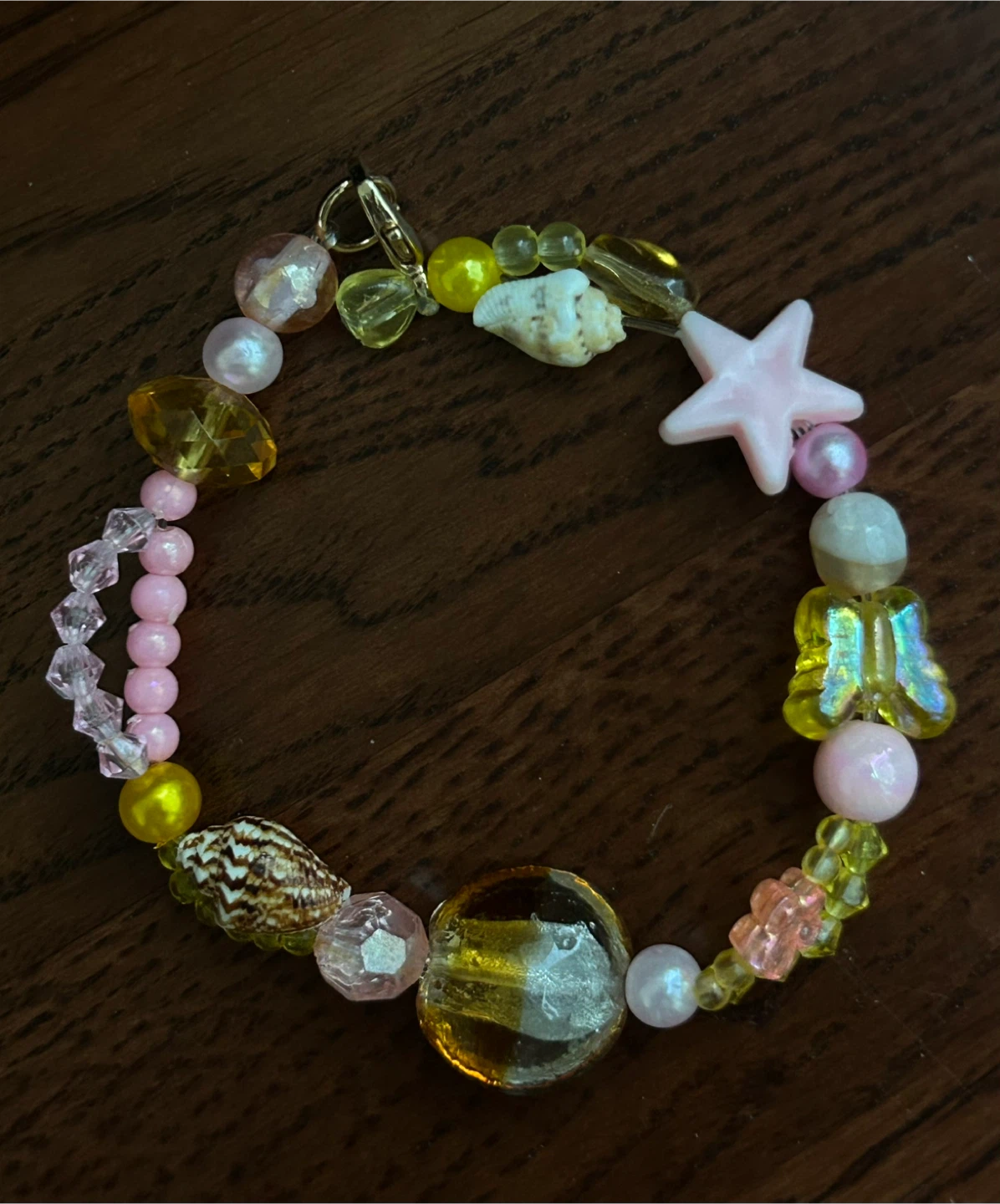 Pink & Yellow Bracelet - Customs Available! 🌟💖