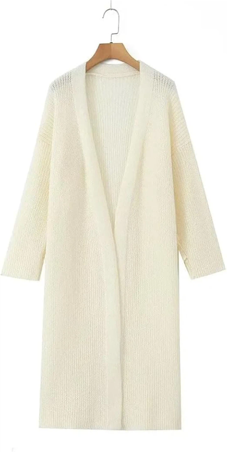 Women's Cream Knit Cardigan