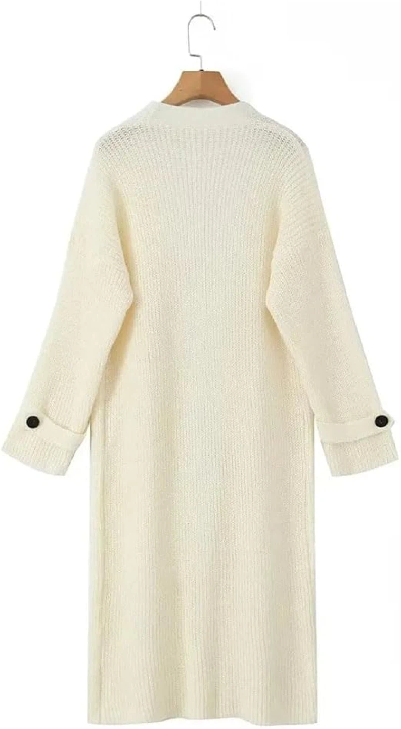 Women's Cream Knit Cardigan - photo 2