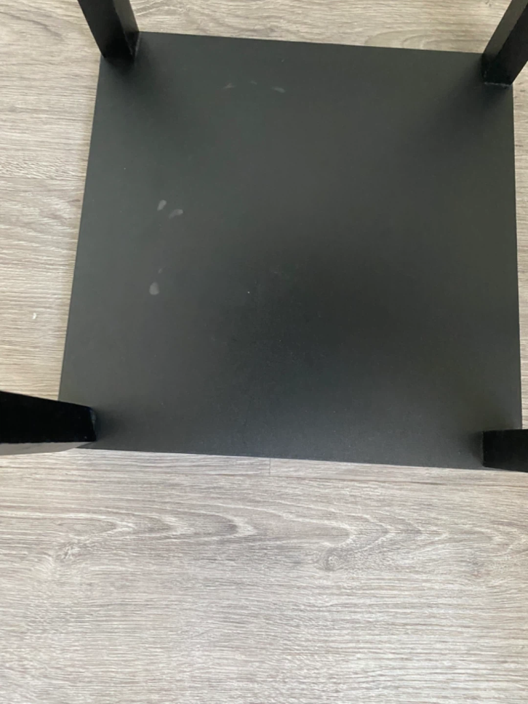 Modern Black Floor Lamp with Shelves - photo 5
