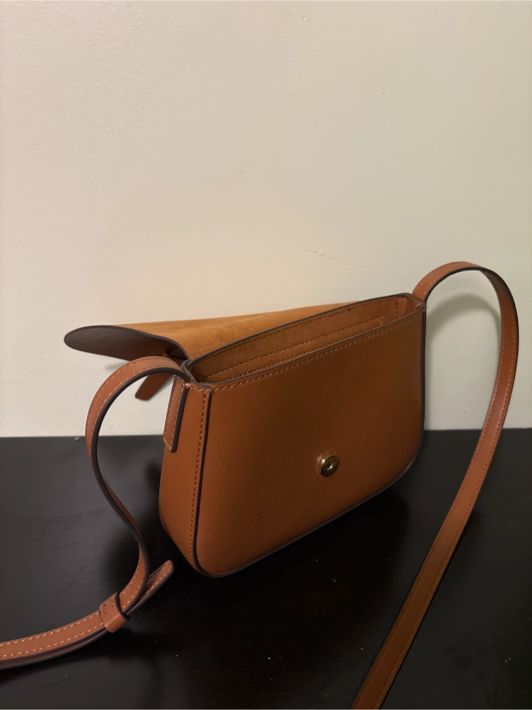 Brown Leather Crossbody Bag - photo 2