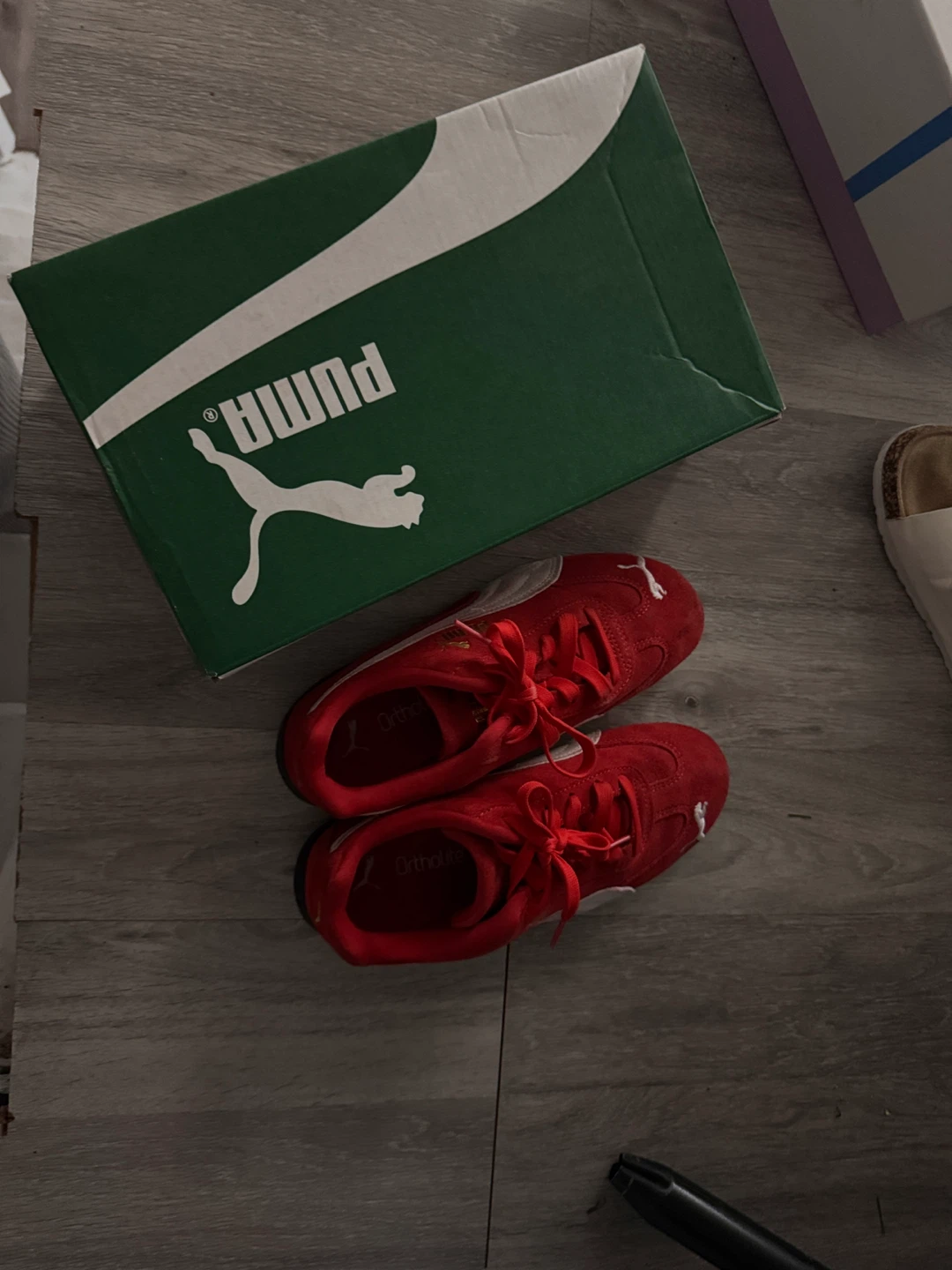 Puma Red Speedcat OG' Sparco Shoes - Size 6 - photo 4