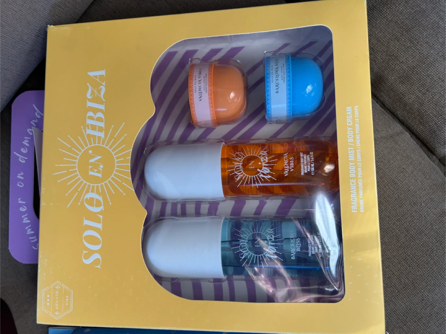 Solo en Ibiza Fragrance Body Mist & Body Cream Set