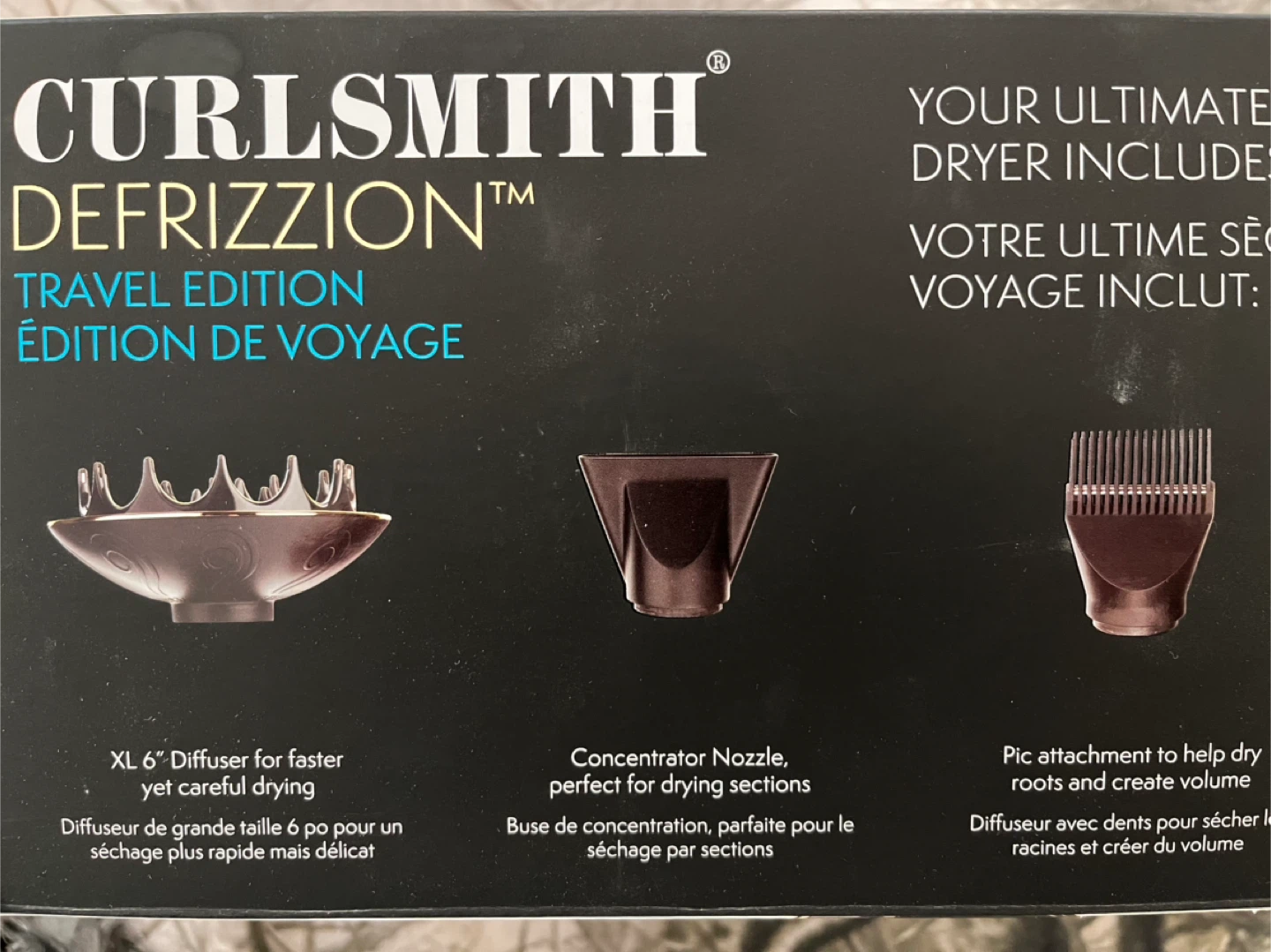 Curlsmith Defrizzion Travel Edition Compact Dryer- Like New - photo 3