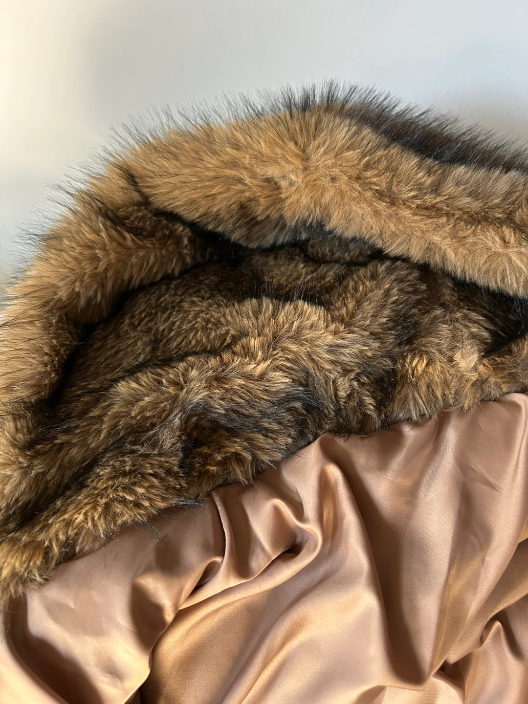 Faux Fur Hooded Jacket