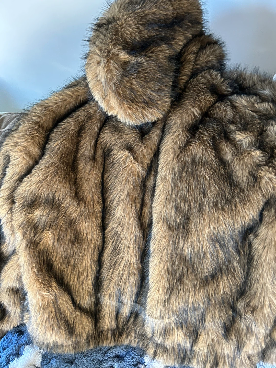 Faux Fur Hooded Jacket - photo 4