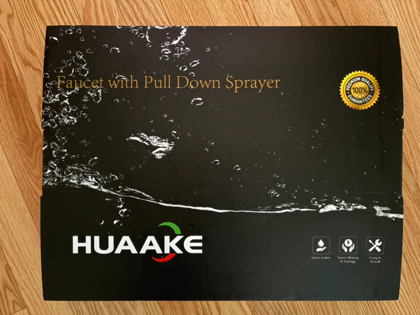 HUAAKE Faucet with Pull Down Sprayer