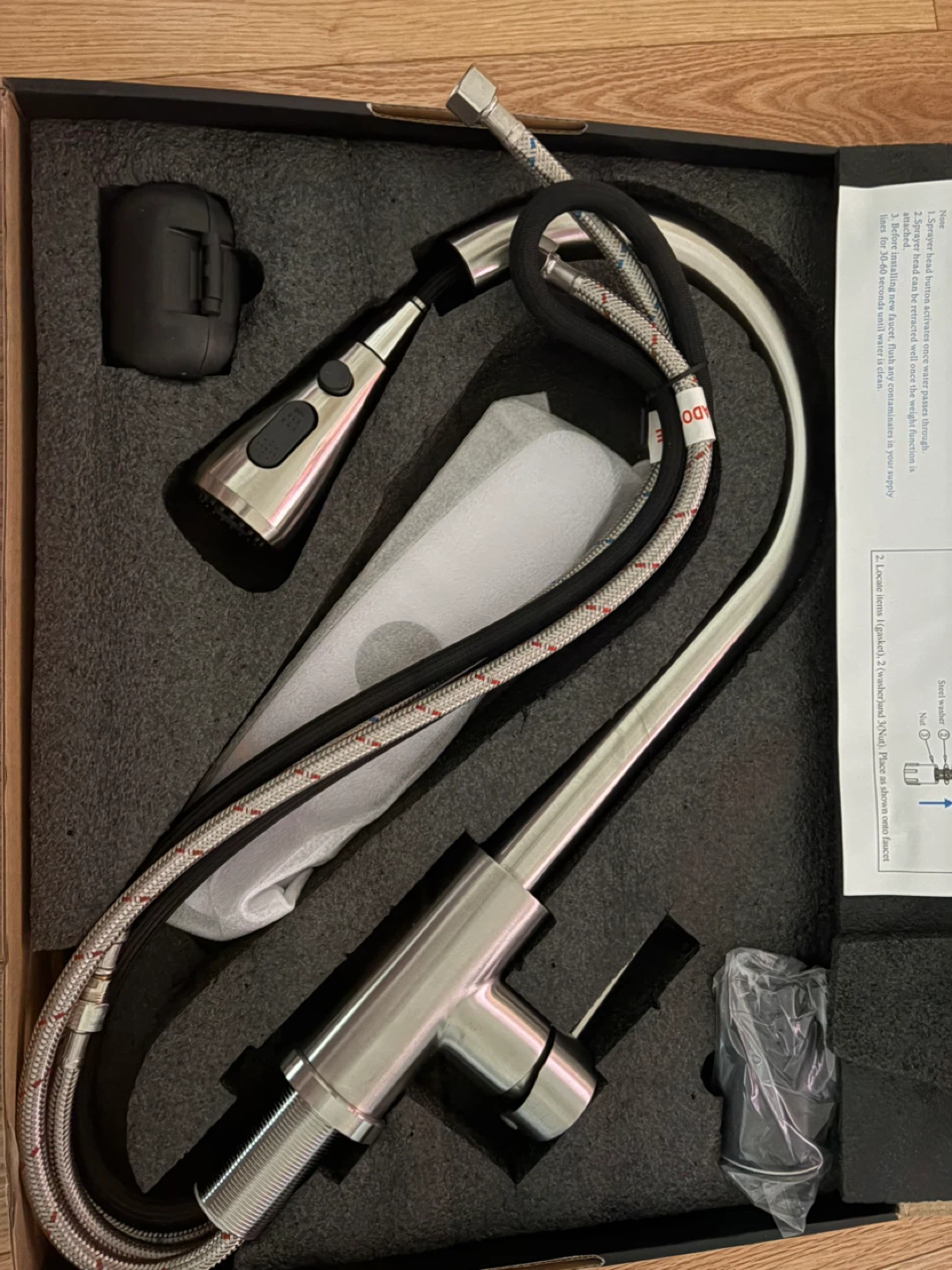 HUAAKE Faucet with Pull Down Sprayer - photo 3