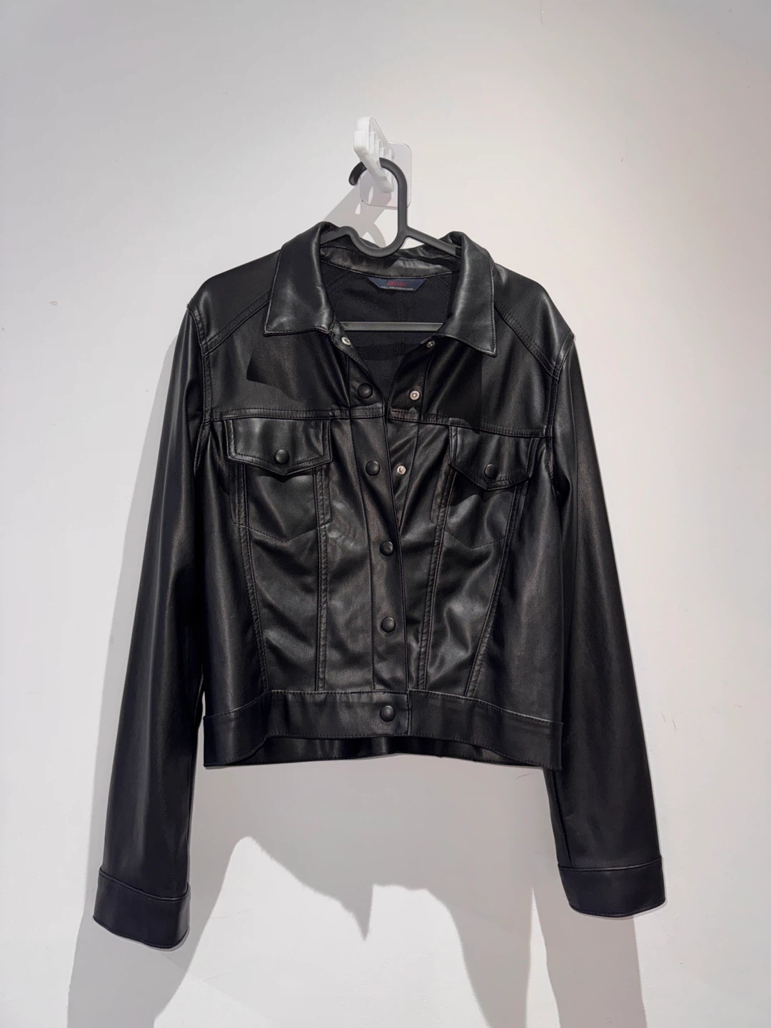 Black Faux Leather Jacket