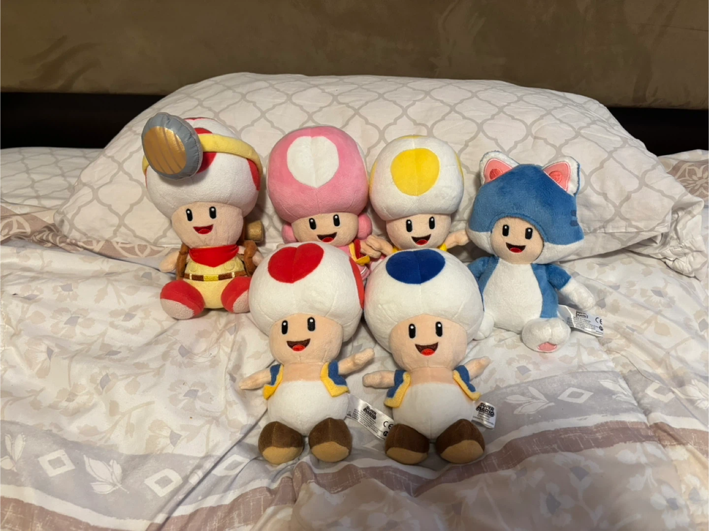 Super Mario Toad Stuffies *SEE DESCRIPTION*