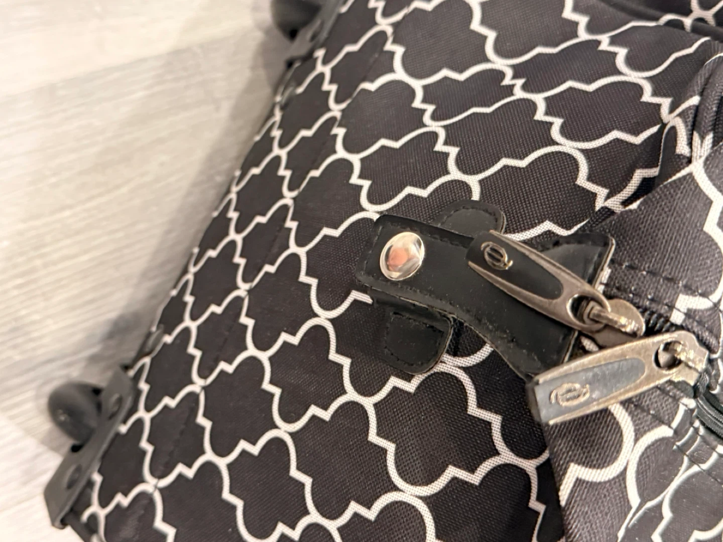 CALPAK Duffel Bag - Black and White Pattern - photo 5