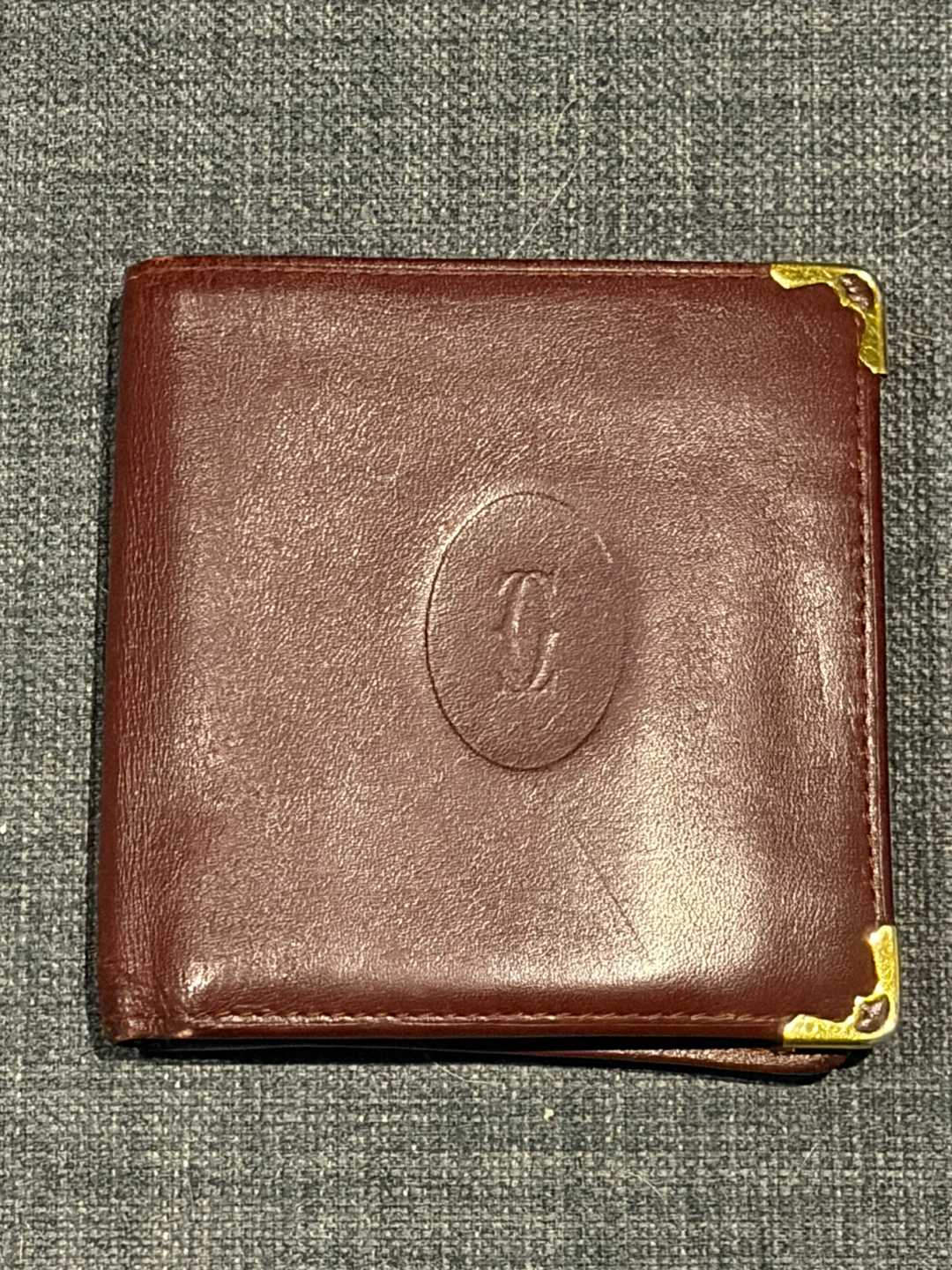 Cartier Vintage Leather Bifold Wallet