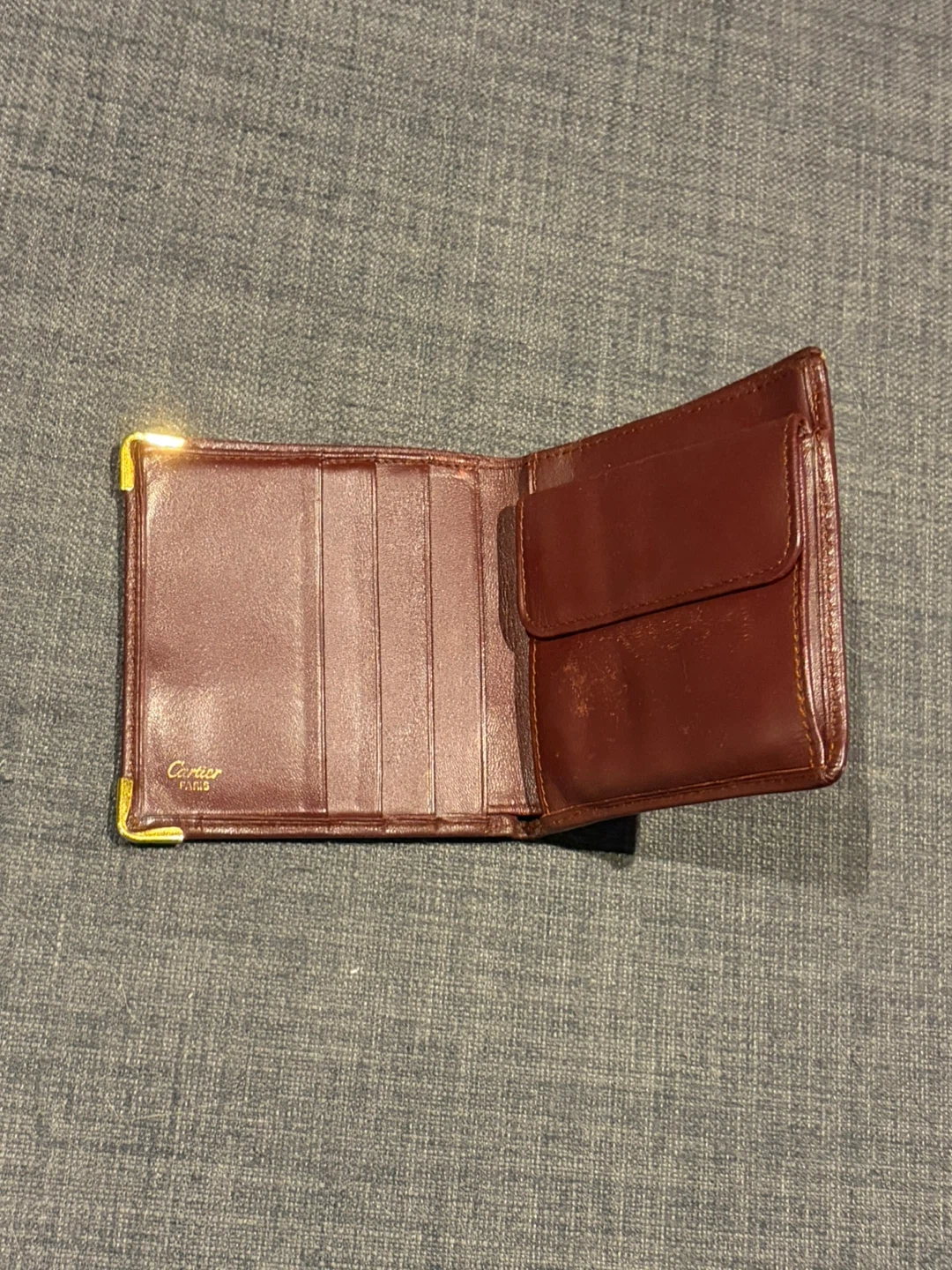 Cartier Vintage Leather Bifold Wallet - photo 3