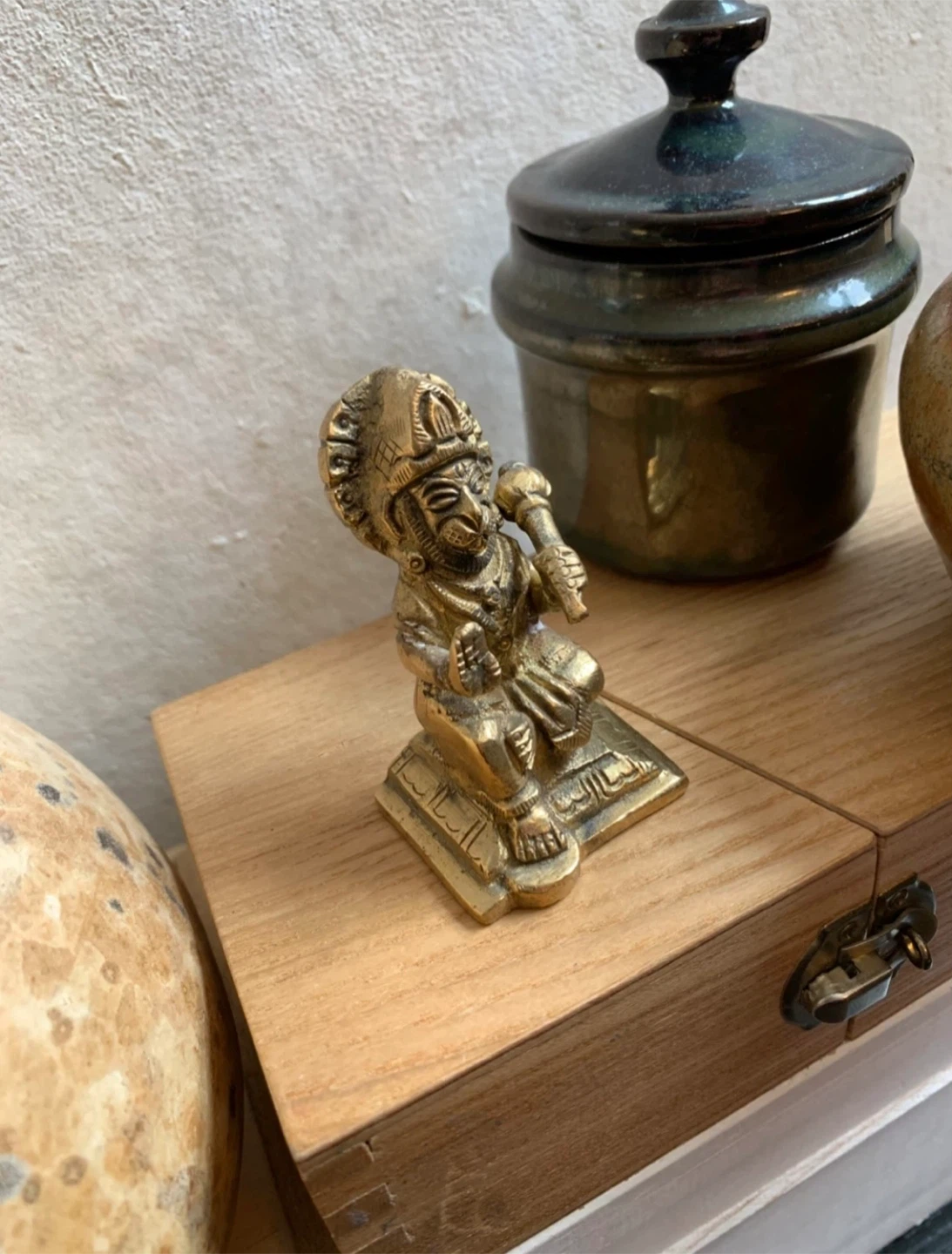 Brass Figurine of Hanuman - photo 3