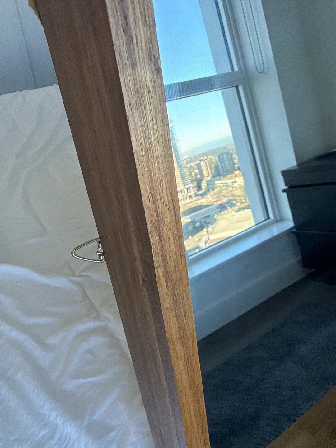 24x36 Hanging Wood Mirror - photo 4
