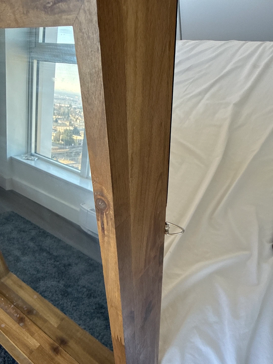 24x36 Hanging Wood Mirror - photo 3