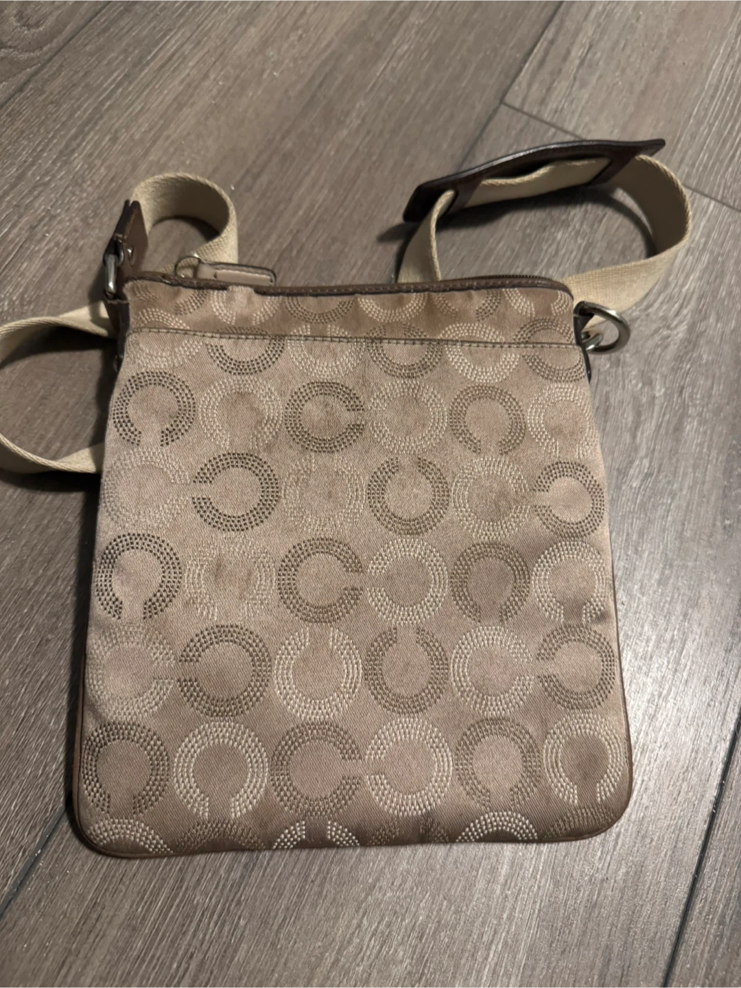 Coach Signature C Monogram Crossbody Bag