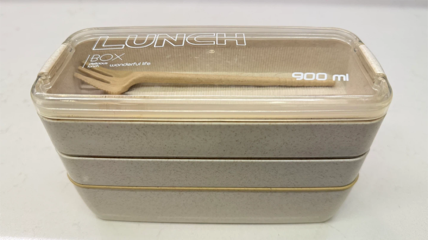 Stackable Bento Lunch Box w-Utensils