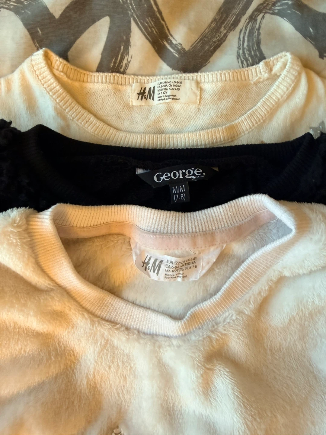 3- Kids' Long Sleeve Tops Bundle (H&M & George) - photo 5